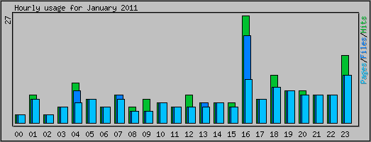 Hourly usage